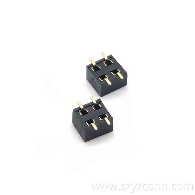 2.54mm Pitch Female Header Dual Row SMT H3.5 U TYPE (3)